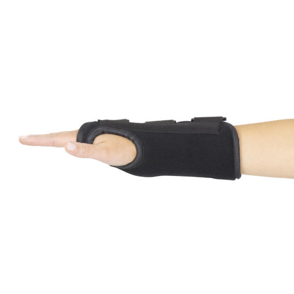 Vive Coretech 908 Wrist Splint Brace Left Hand (Black) Small