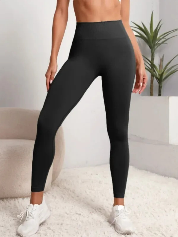 Women Gym Seamless Leggings Yoga Sports Pant Stretchy High Waist Fitness Sports