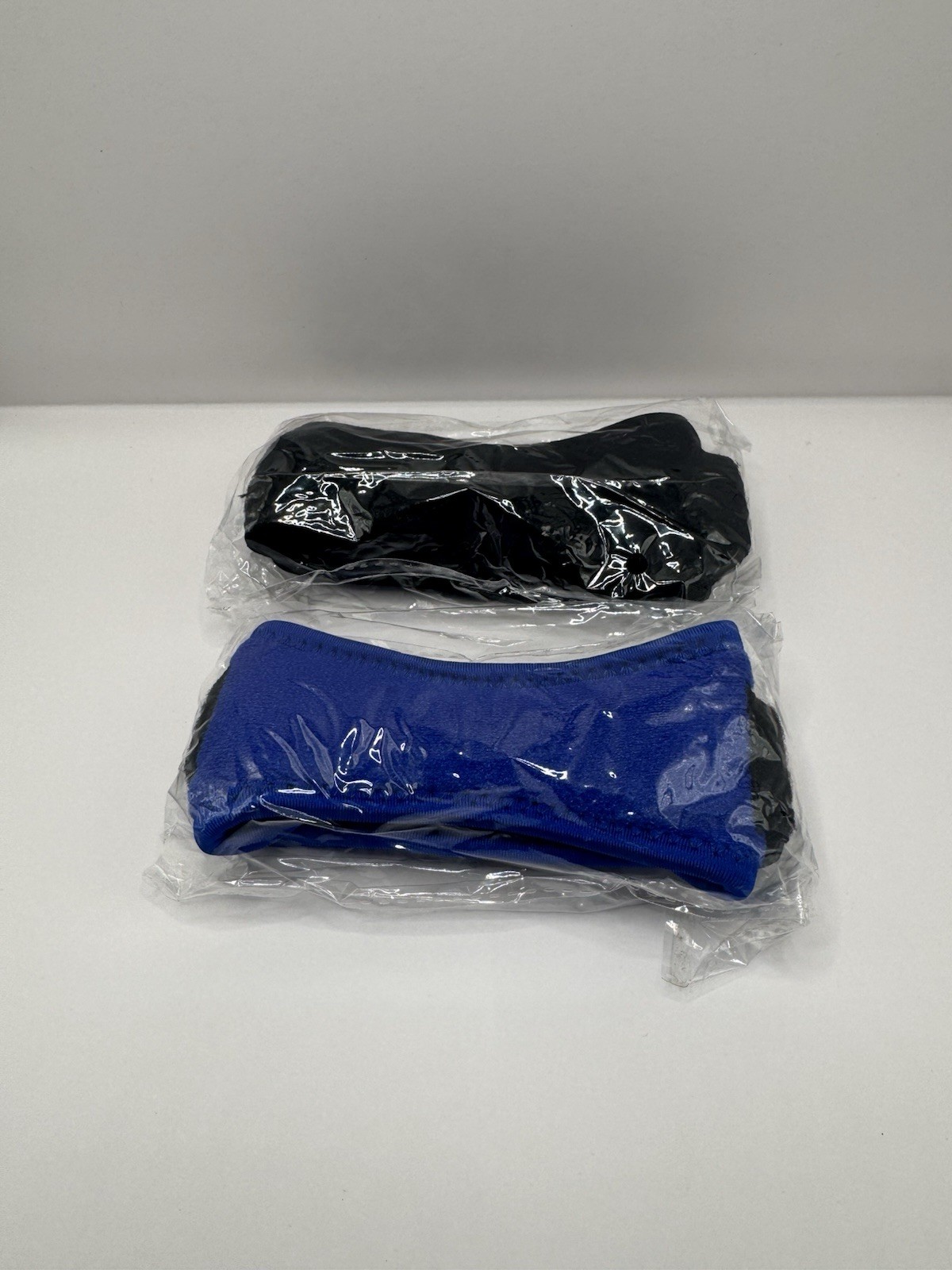 New Black & Blue Knee Braces (Lot of 2)Adjustable Compression Support