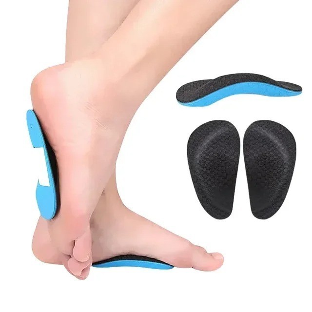 PAIR FOOT ARCH SUPPORT FLAT FEET FALLEN ARCH PLANTAR FASCIITIS INSOLE HEEL PAIN