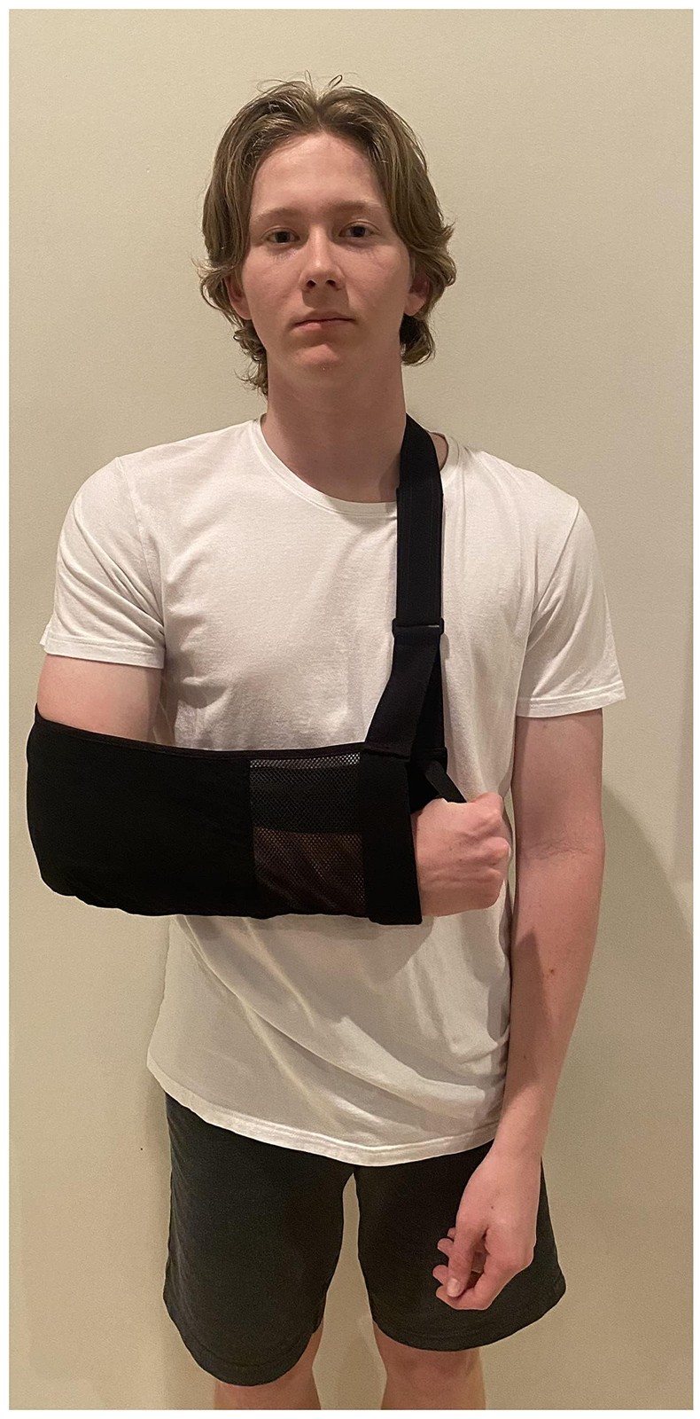 Deluxe Arm Sling With Thumb Loop Universal Size Shoulder Immobilizer Brace