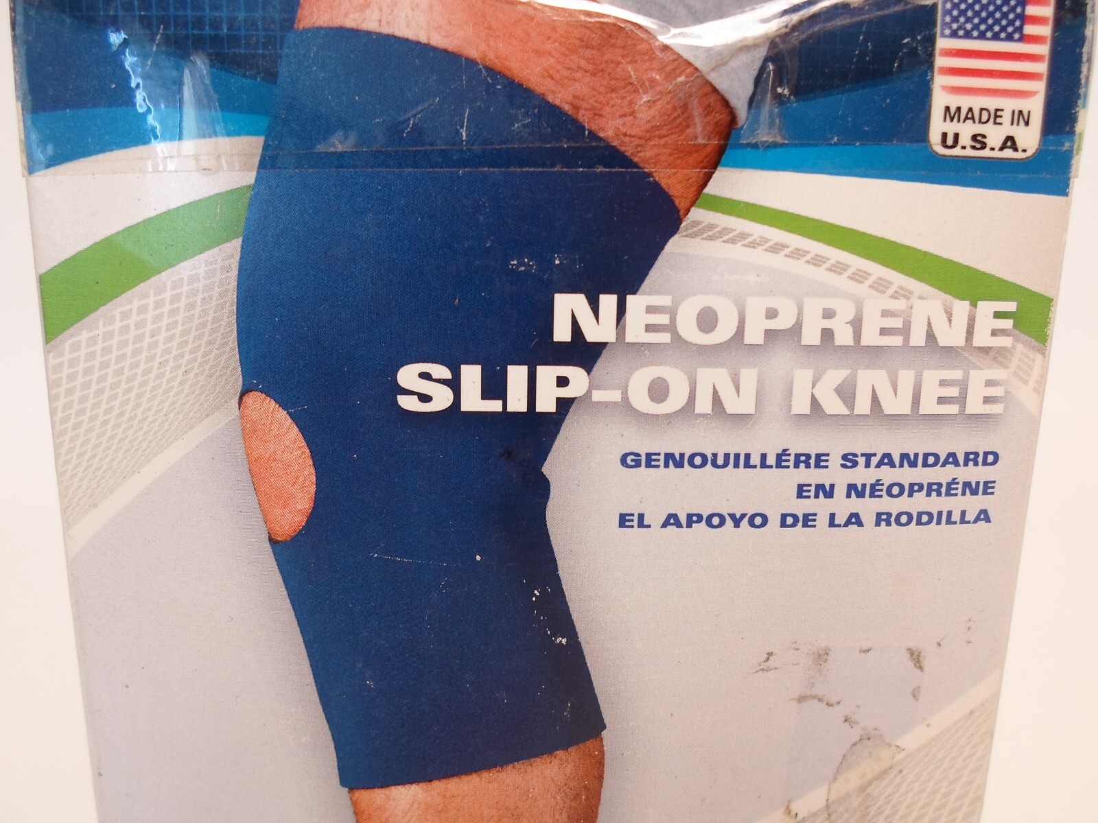 SportAid Open Patella Neoprene Slip-On Knee Sleeve Size EXTRA LARGE NEW