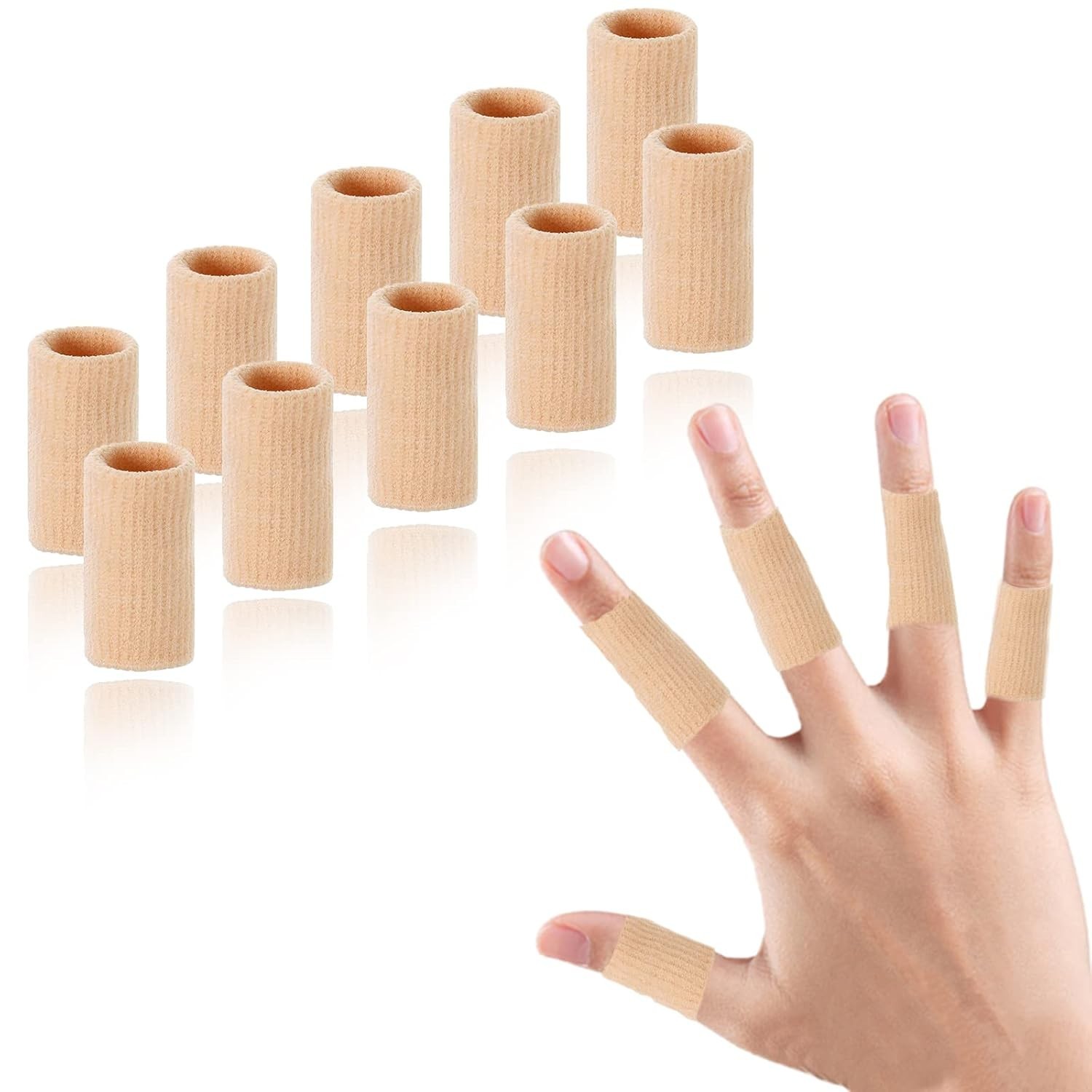 Finger Compression Sleeves Support, Finger Protectors Cots for Arthritis Swel…