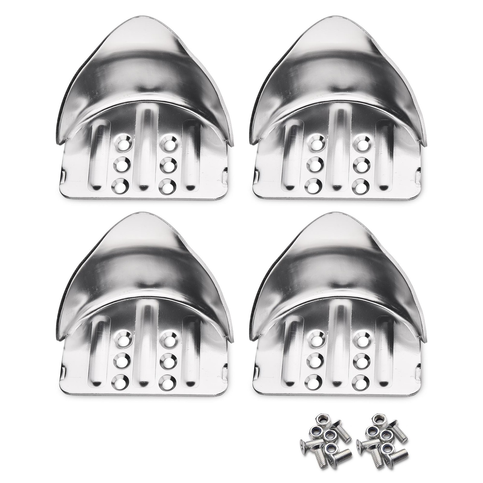 Yescom 2 Pairs of Drywall Stilt Heel Brackets Replacement Tool Kit Accessories
