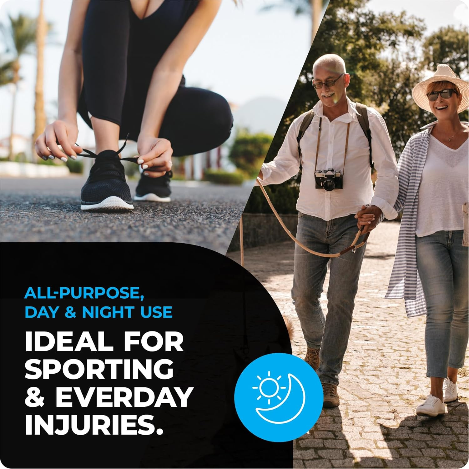 Ankle Brace for Sprained Ankle – Ankle Compression Sleeve for Men & Women. Ankle