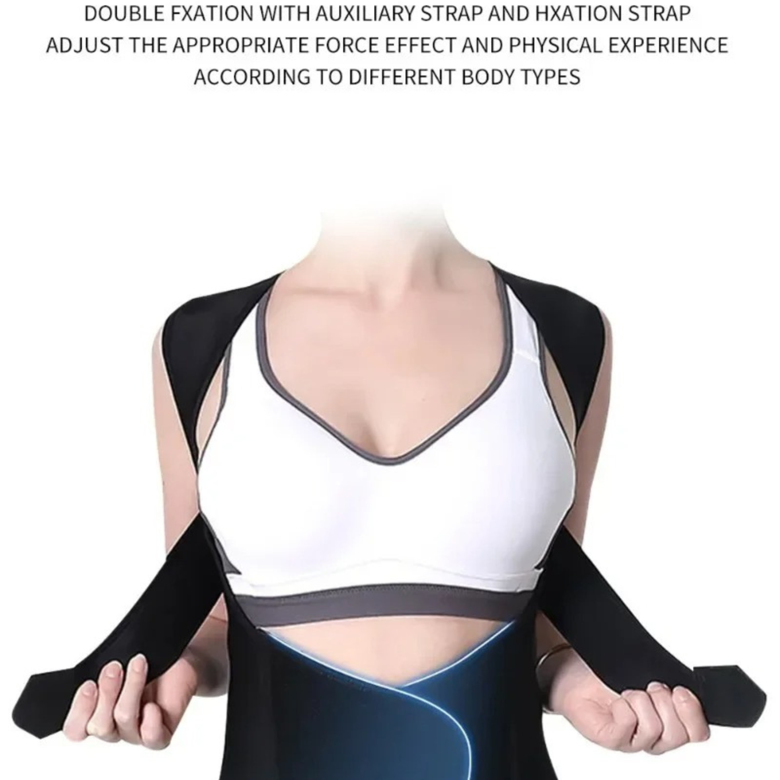 Back Brace Posture Corrector for Women and Men, Shoulder Straightener Adjustable
