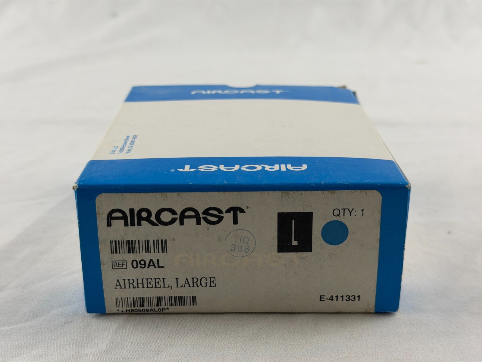 Aircast AirHeel Ankle Support Brace Large Foot Compression Wrap