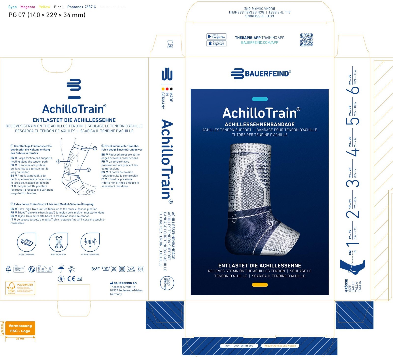 Achilles Tendonitis Brace – Relieves Pain, Swelling & Inflammation – Titan, Size