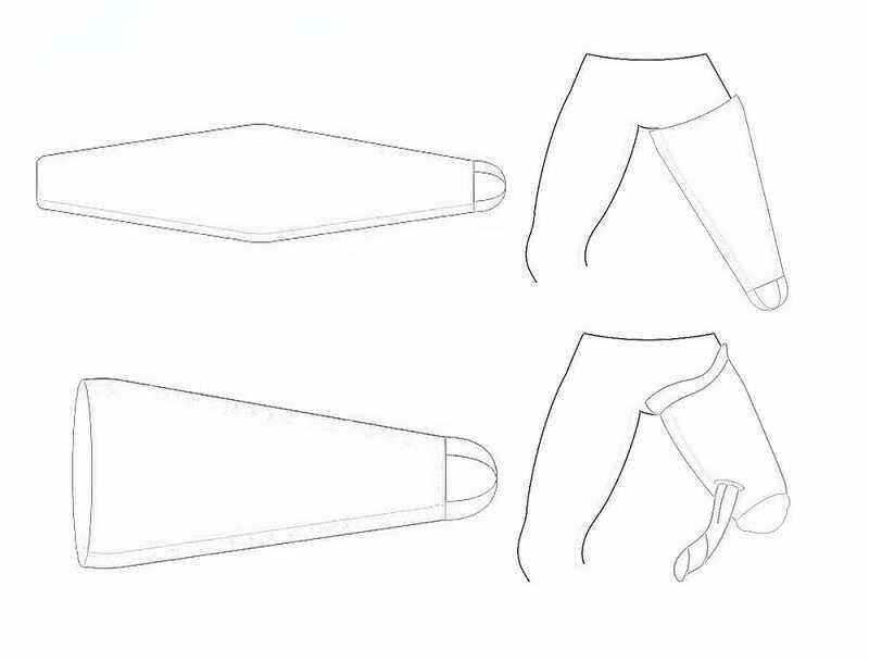 Prosthetic Easy Pull Sleeve Roll Up for Artificial Leg Donning Aid