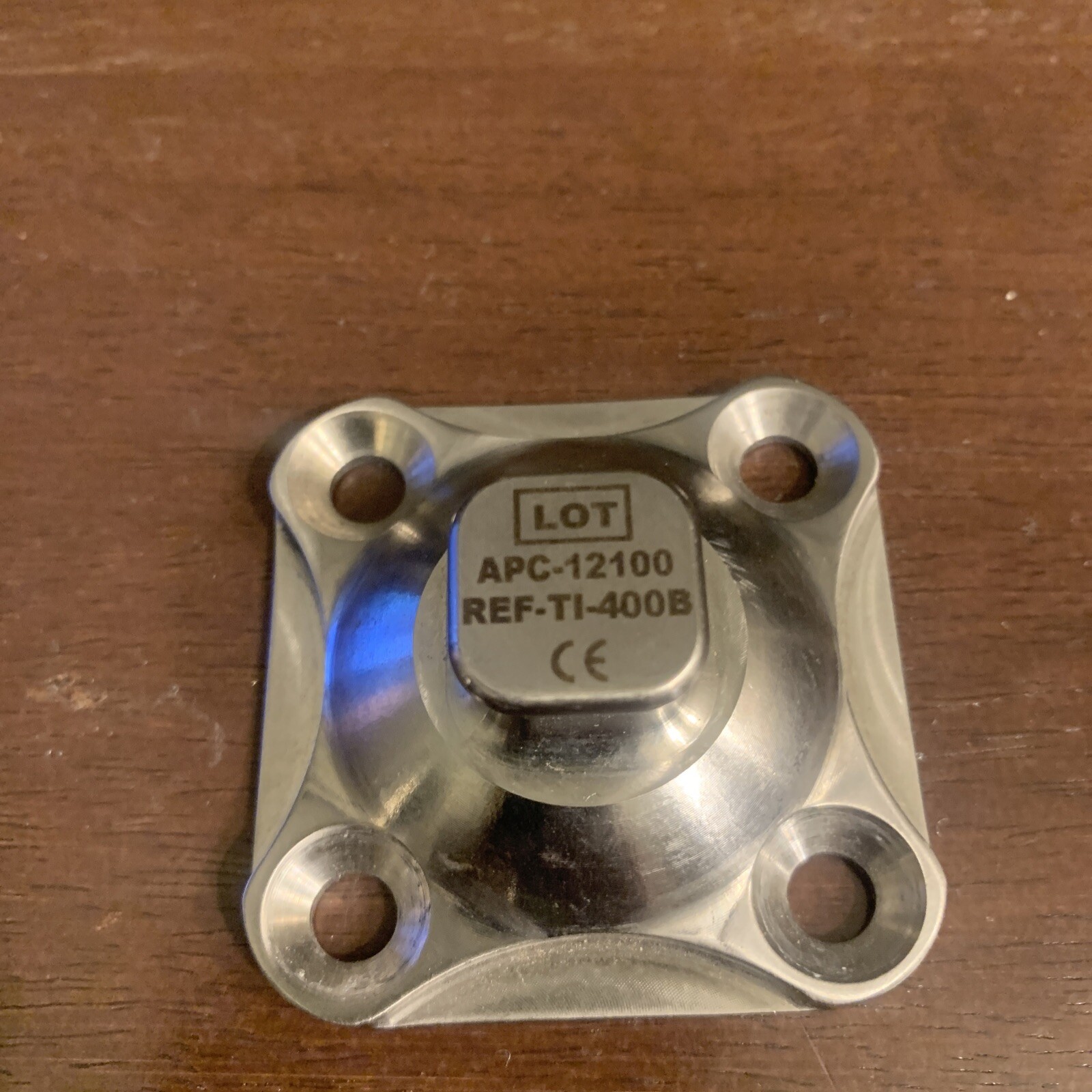 apc titanium prosthetic leg 4 hole plate part adapter component