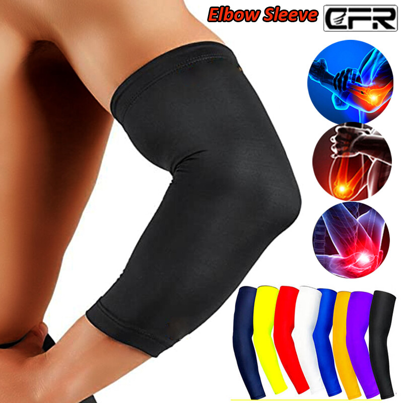 Compression Elbow Support Brace Arm Sleeve Joint Pain Relief Arthritis Fitness