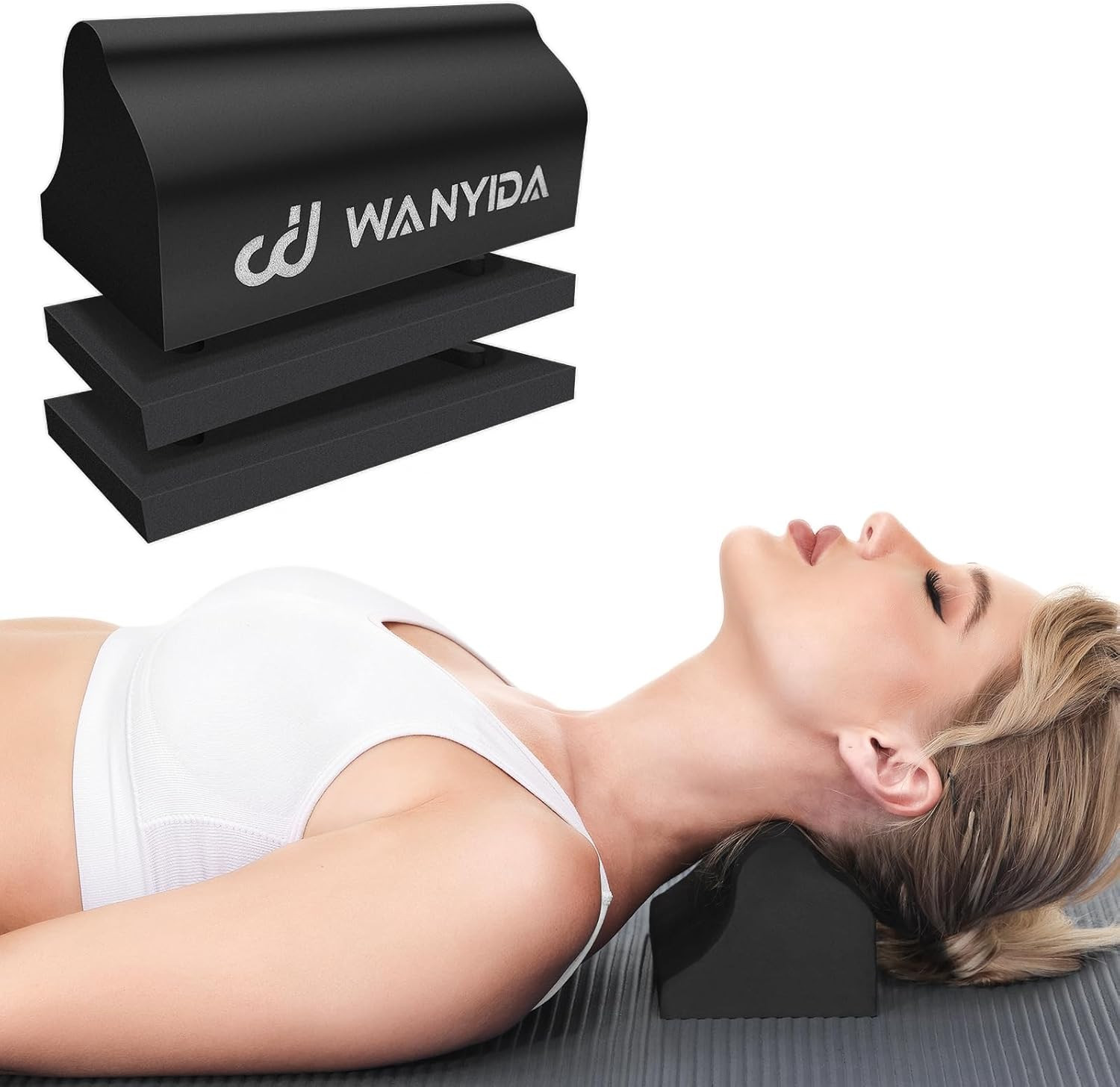 Neck Stretcher Chiropractic Pillows for Neck Pain Relief, Cervical Traction