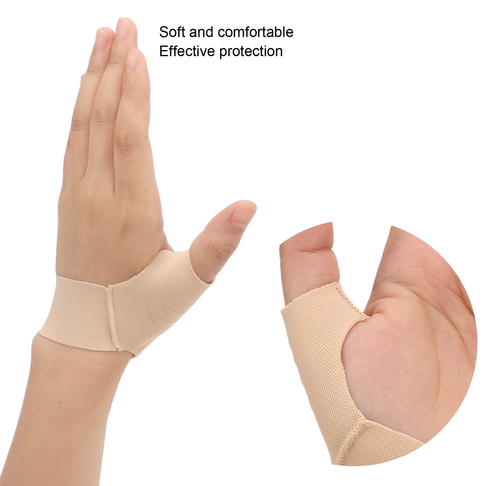 L Elastic Thumb Support Brace Thumb Gloves for Dancing Volleyball Yoga Sport WT