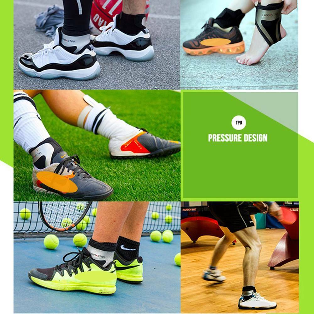 ANKLE BRACE SUPPORT COMPRESSION SLEEVES PLANTAR FASCIITIS PAIN RELIEF FOOT WRAPS
