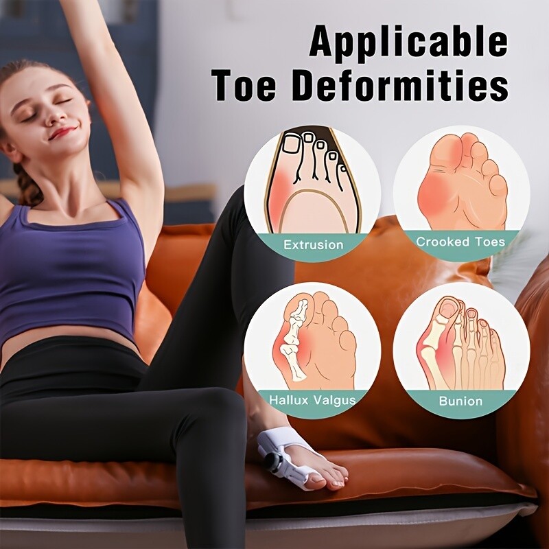 Hallux Valgus Pain Support Big Toe Orthopedic Bunion Straightener Corrector Pro