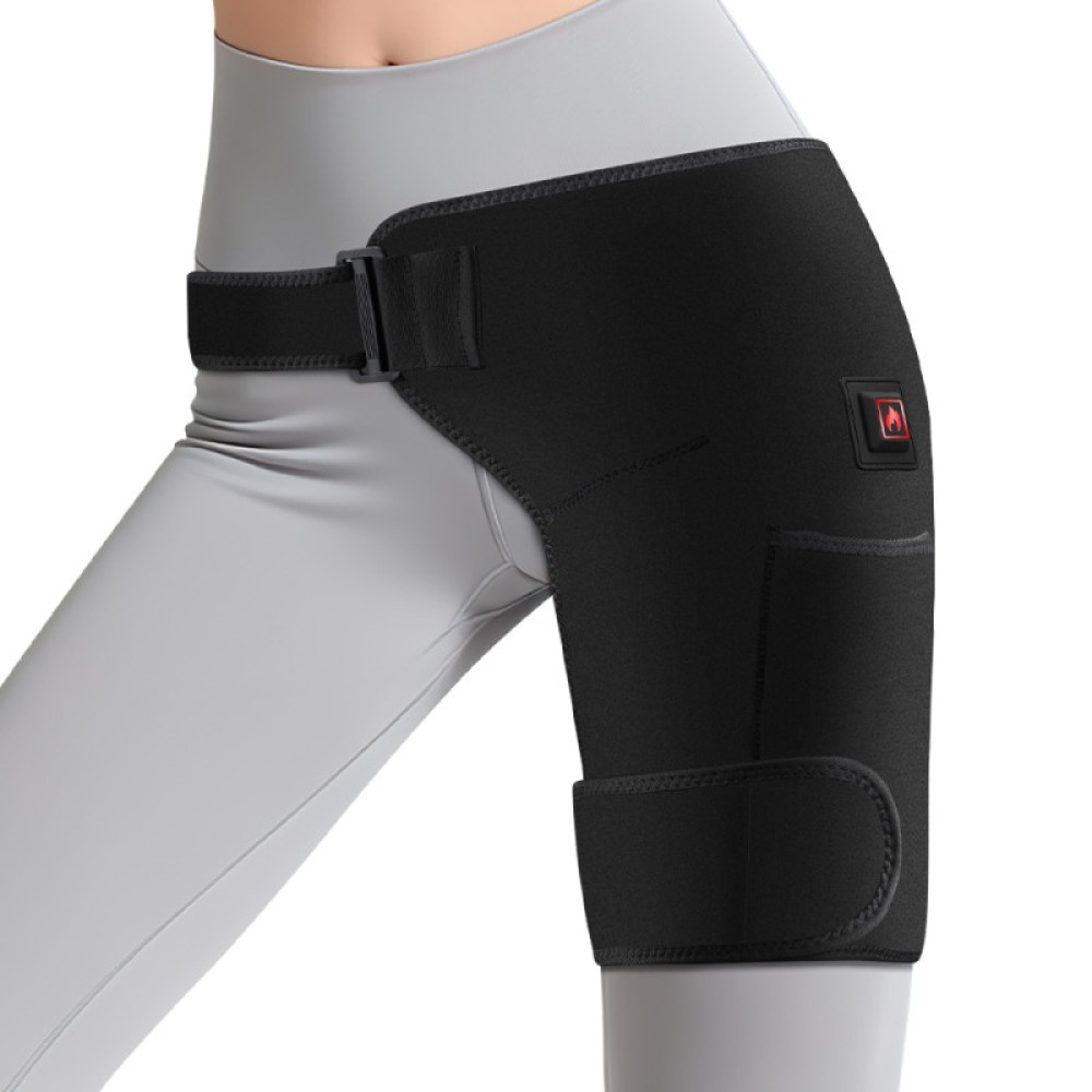 660nm Red Light Heat Therapy Hip Thigh Brace for Women Men Sciatica Pain Relief