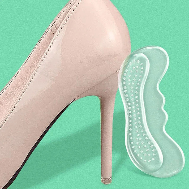 10 pairs Invisible Silicone Gel Heel StickersPain Relief InsolesFoot CareAdhesiv