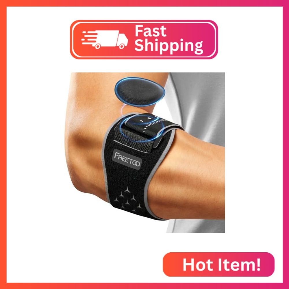 FREETOO Tennis Elbow Brace for Men Women for Tendonitis,Golfers Elbow