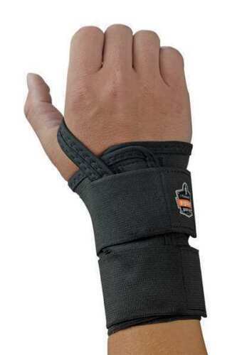 Wrist Support, Left, L, Color: Black, PROFLEX By ERGODYNE 4010 New Free Shipping