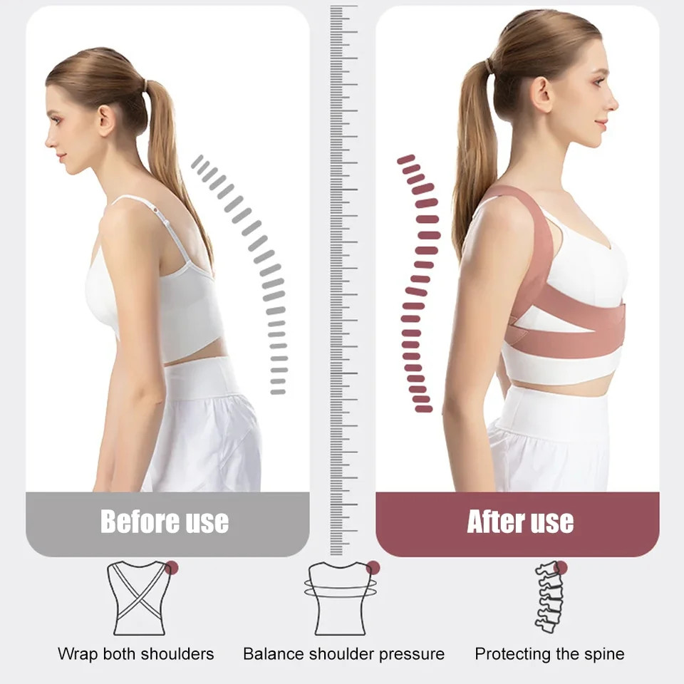 Back Posture Corrector Belt Spine Support Hunchback Straightening Brace