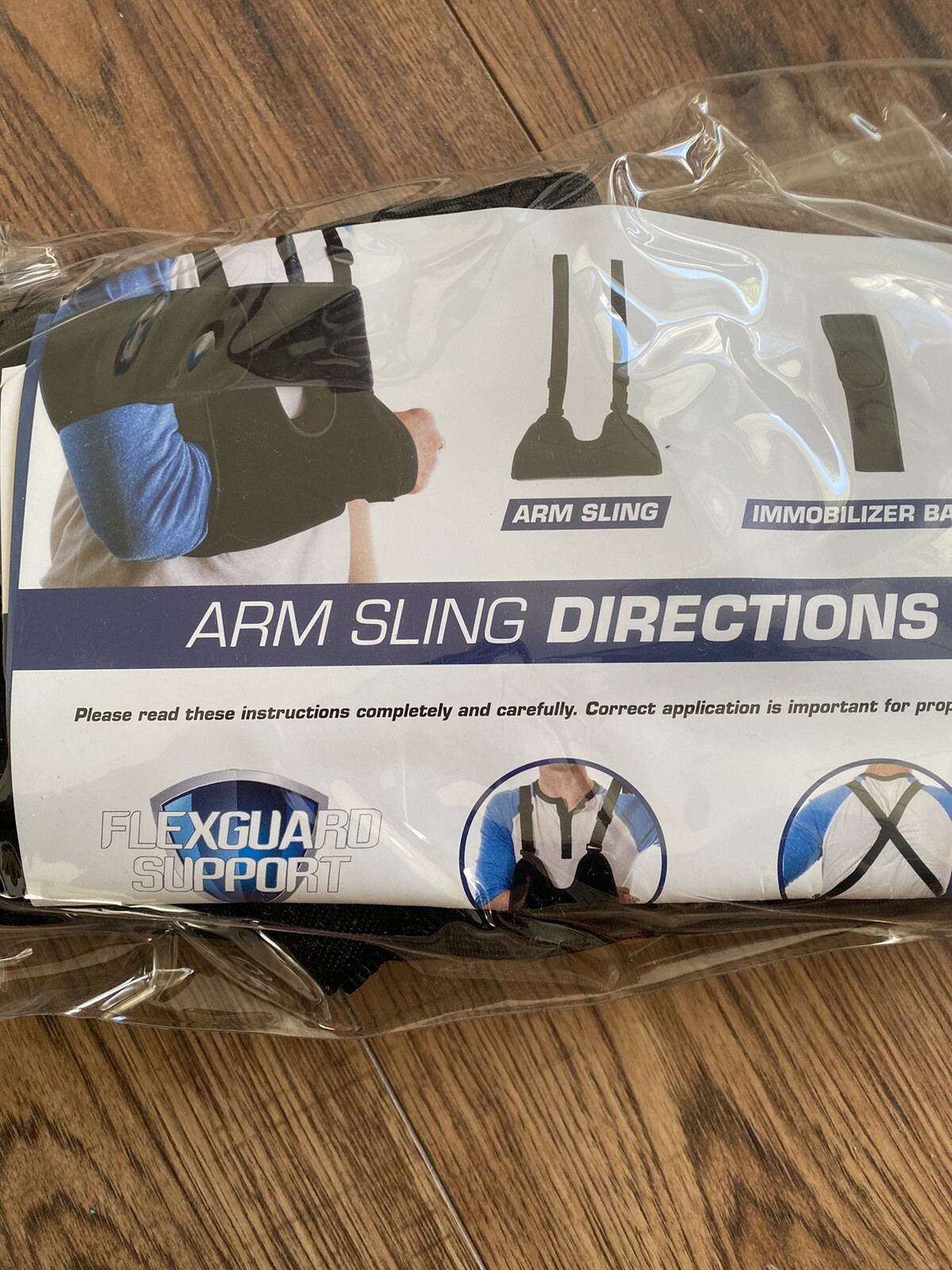 FlexGuard Arm Sling Shoulder Immobilizer Fully Adjustable Extra Support Size M