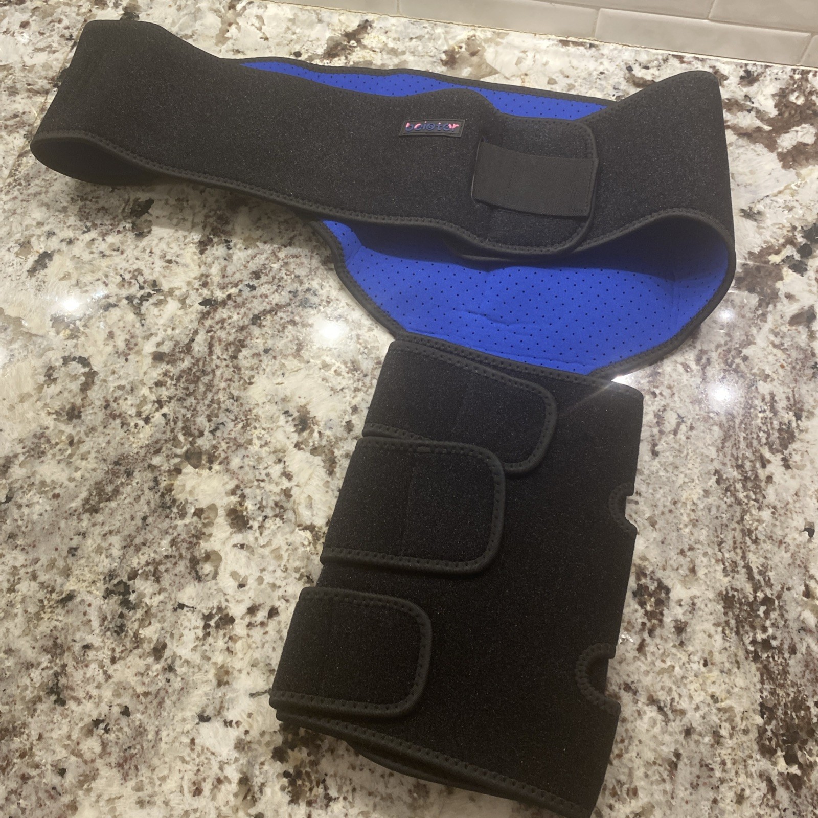 beister Hip Groin Thigh Brace Support with 5 Elastic Strips