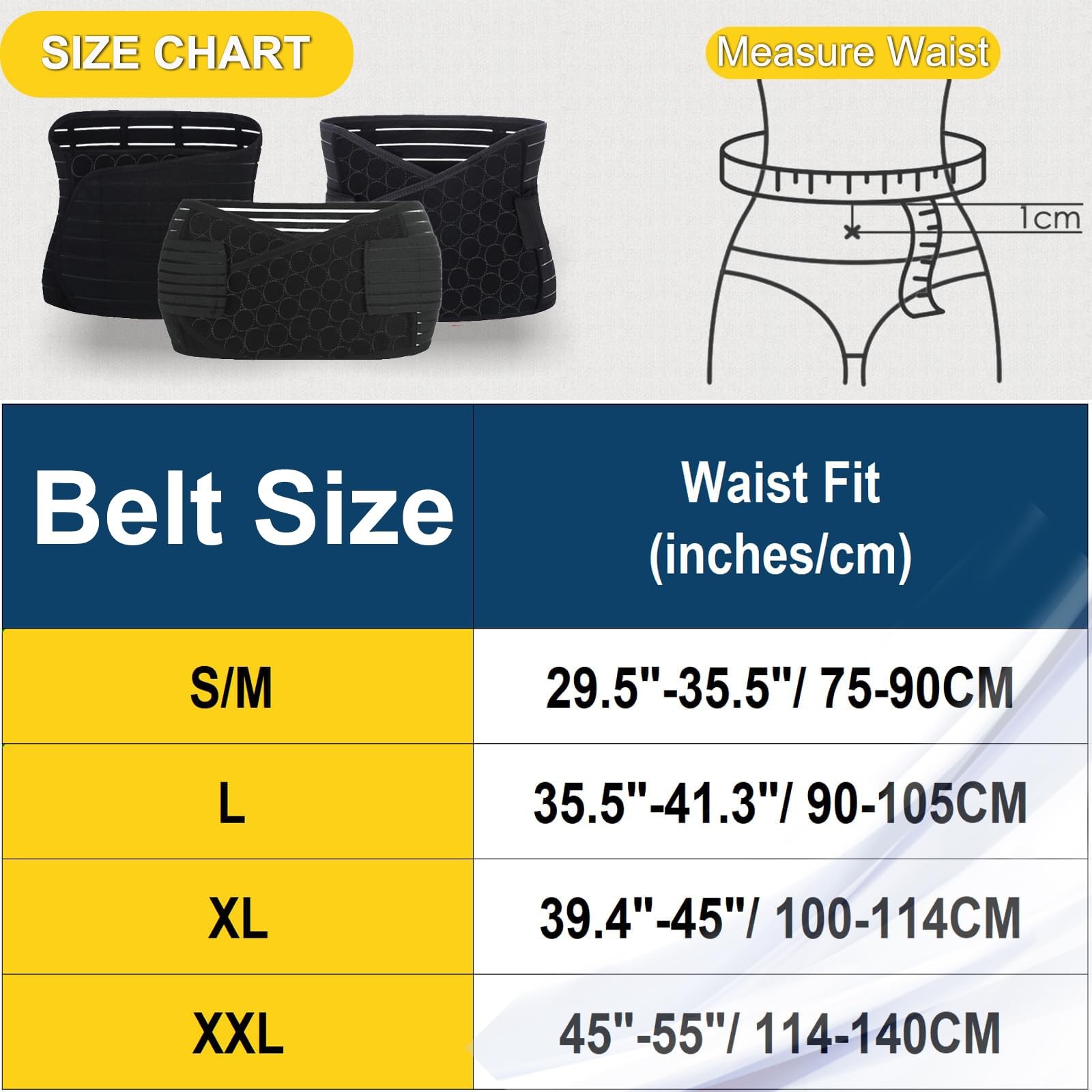 3 in 1 Postpartum Belly Wrap – Recovery Belly/Waist/Pelvis Belt Black Postpar…