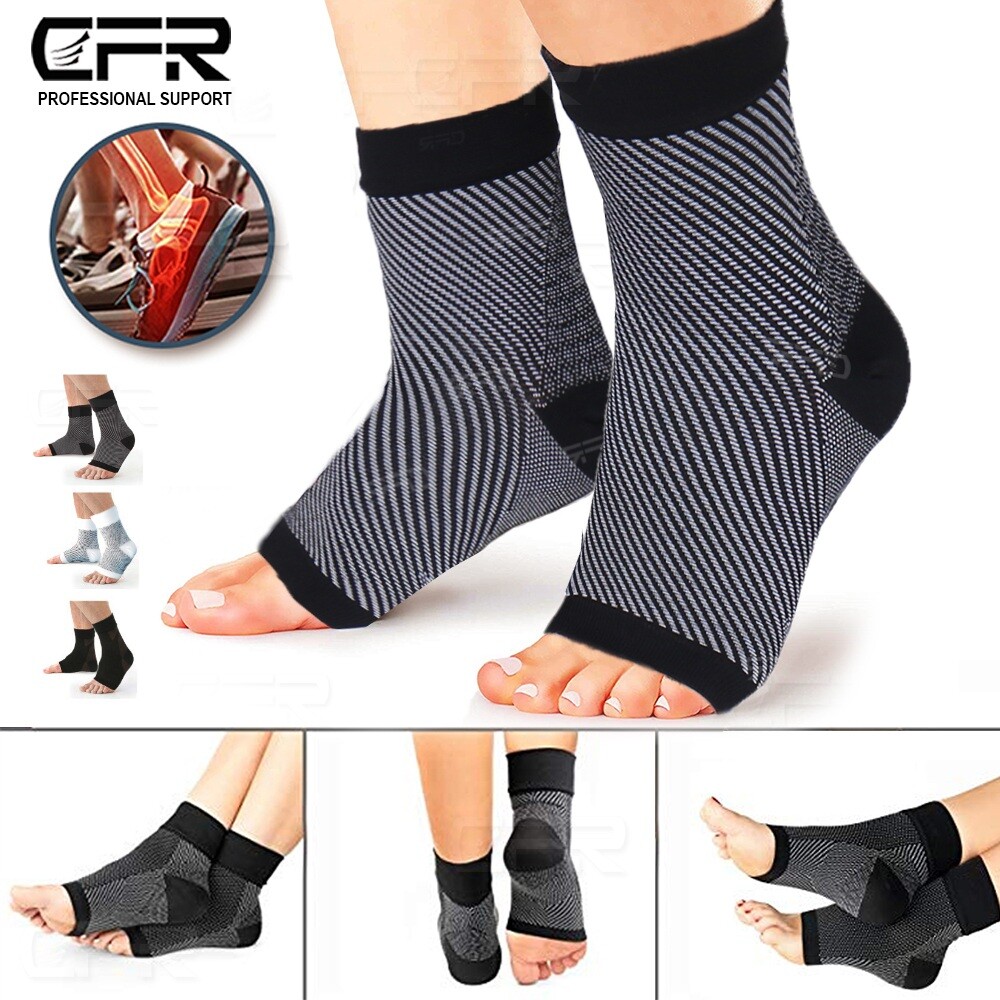 ANKLE Brace Support Circulatory compression Socks Plantar Fasciitis Mens womens