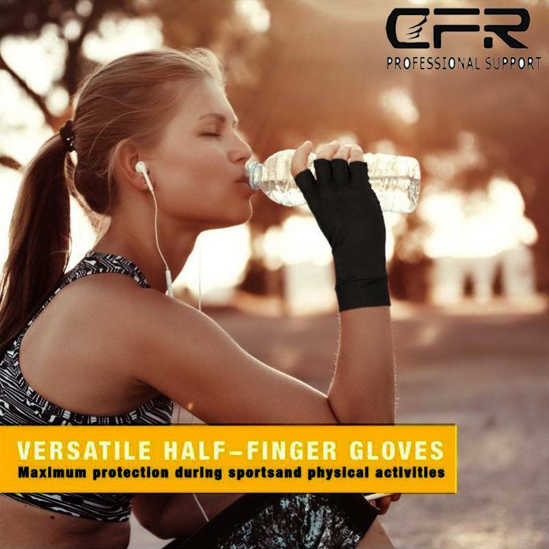Compression Arthritis Gloves Copper Medical Support Fit Carpal Tunnel Relief US