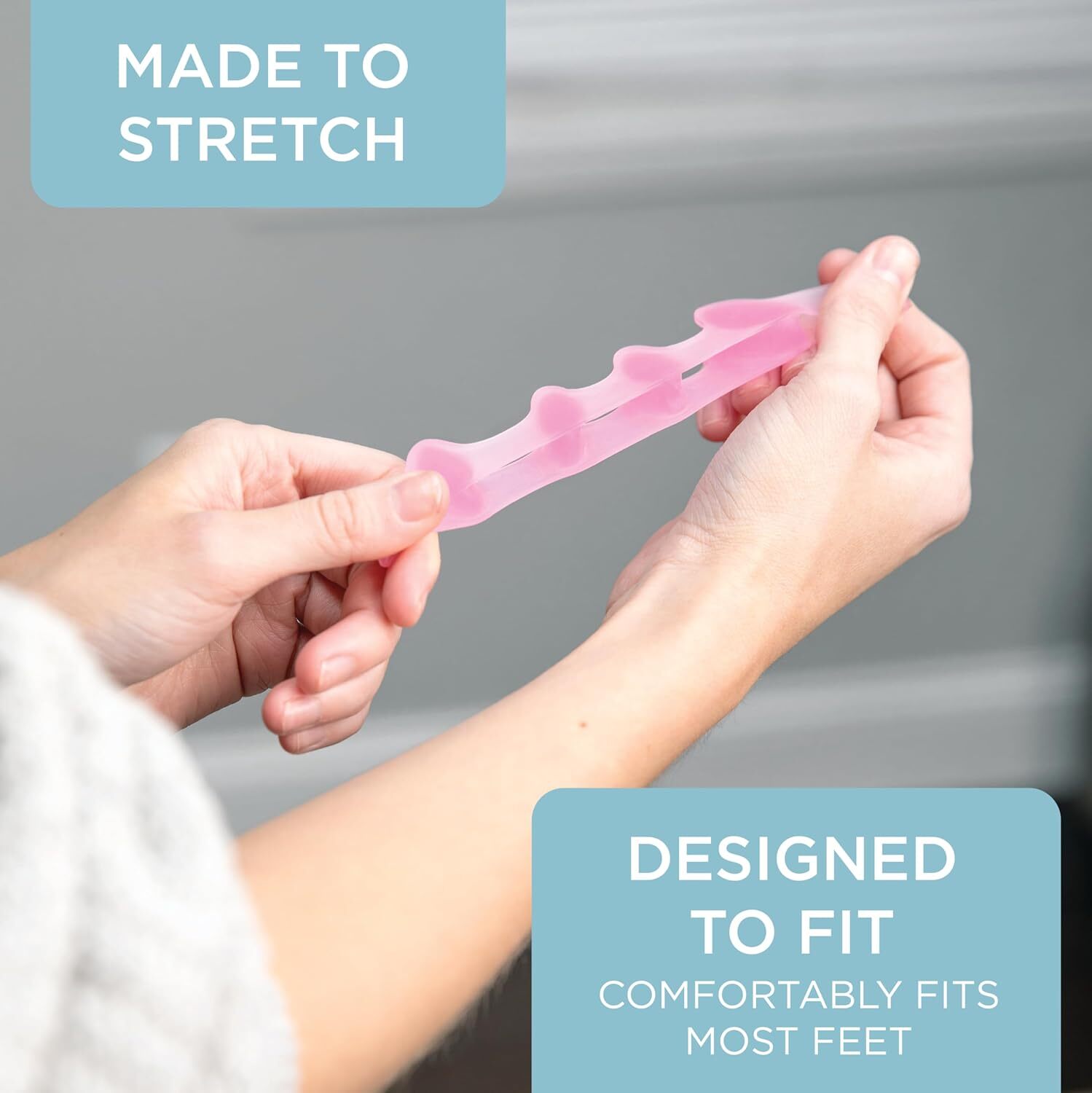 Mind Bodhi Toe Separators – Bunion Corrector Toe Spacers for Men & Women, Black