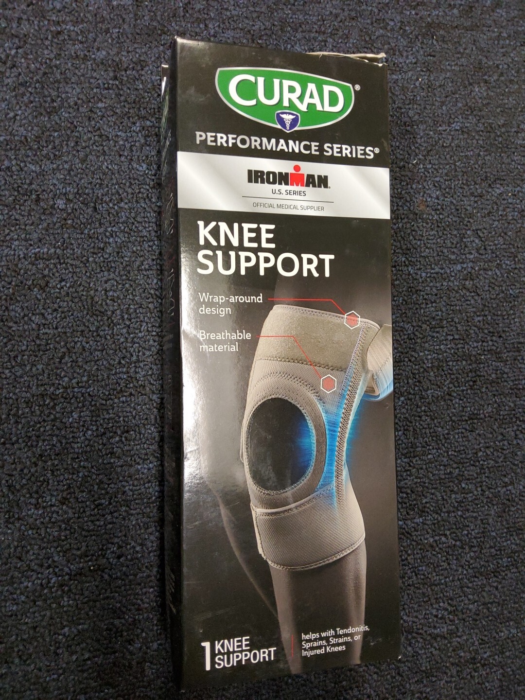 Curad-CURAD Performance Series Ironman Knee Support universal size