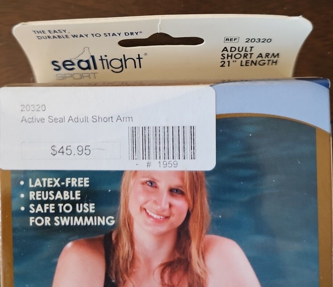 Seal-Tight SPORT ADULT SHORT ARM 21″ Cast / Bandage Protector 20320 F30