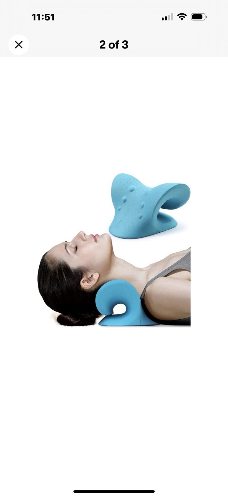 RESTCLOUD Neck and Shoulder Relaxer Cervical Traction Device TMJ Pain Relief
