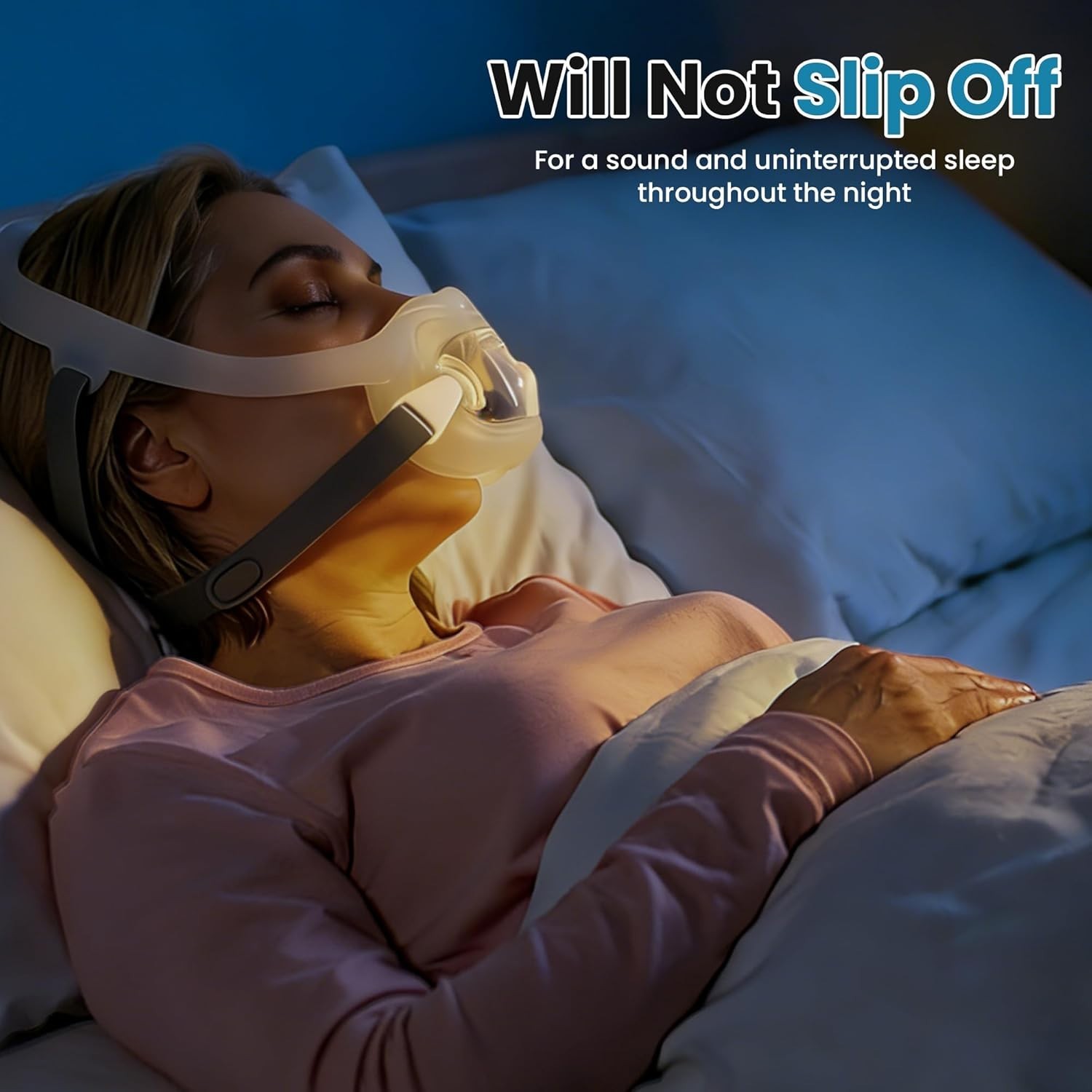 Replacement DreamWear Headgear with Non-Slip Design for All-Night Use