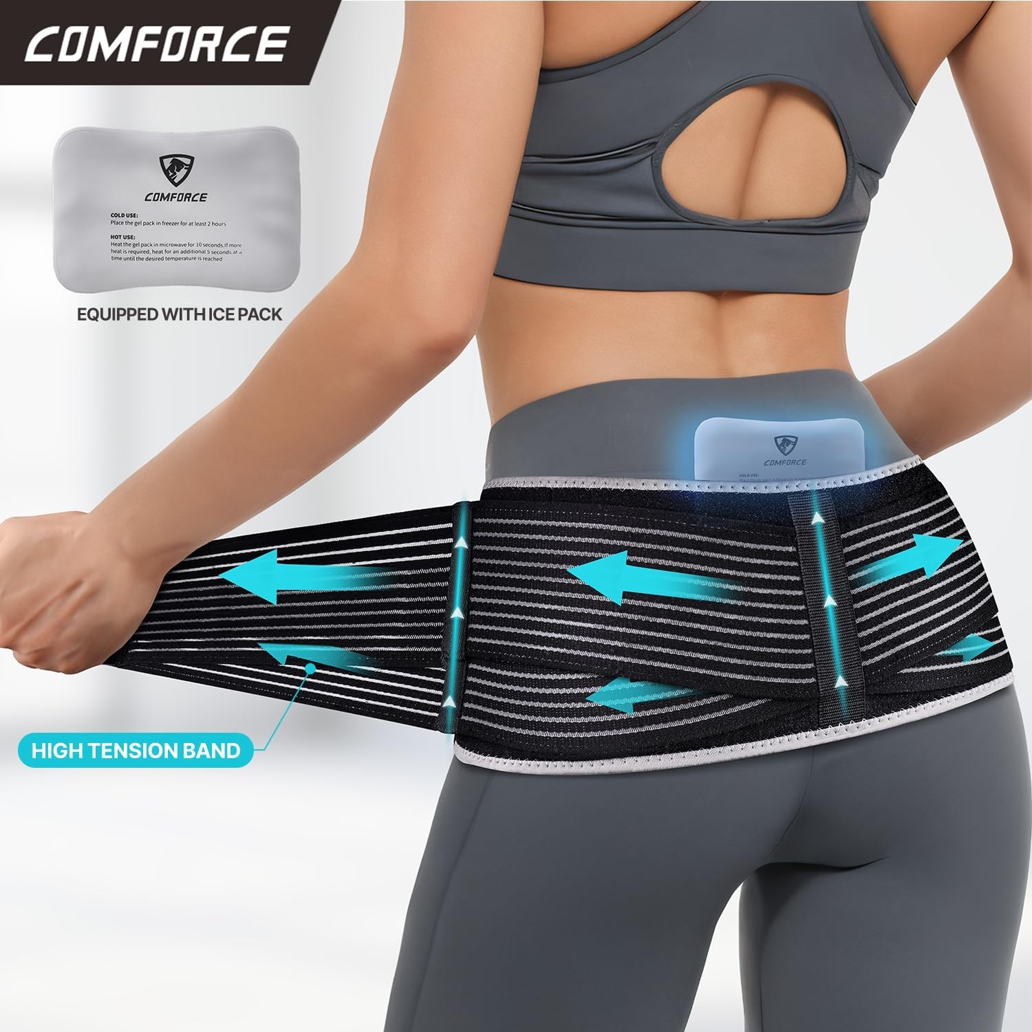 Vriksasana Posture Sacroiliac Hip Belt For Women And Men That Alleviat