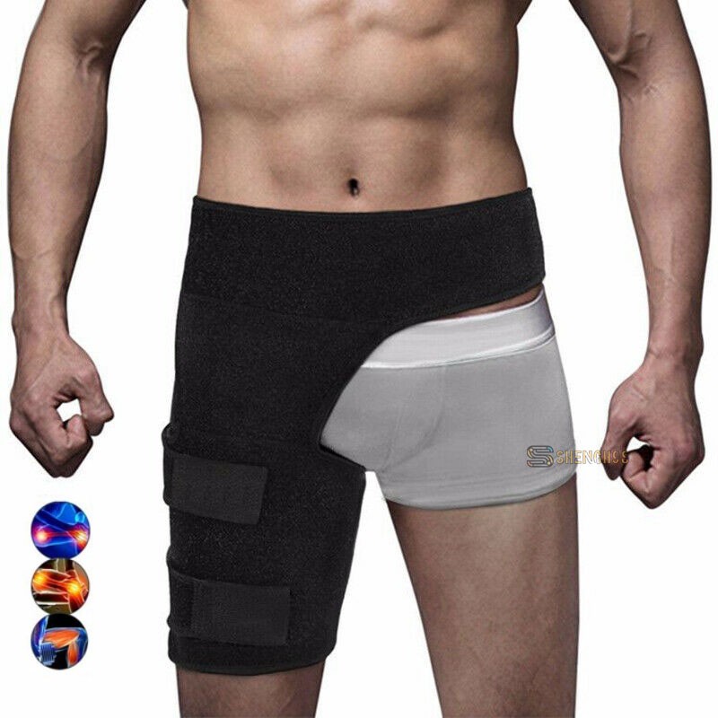 Compression Brace Groin & Hip Sciatica Wrap Support for Nerve Pain Relief Unisex