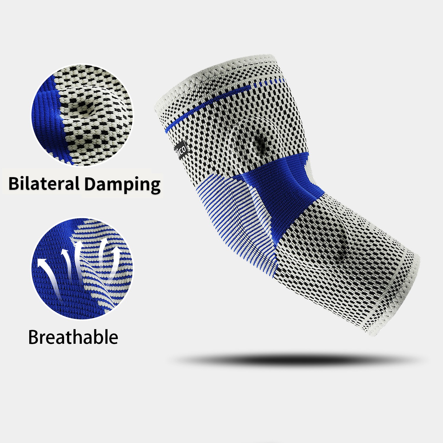 Copper Elbow Brace Compression Support Sleeve Arthritis Tendonitis Joint Pain