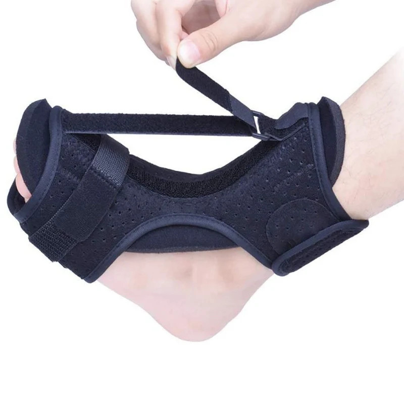 Plantar Fasciitis Night Splint Adjustable Foot Drop Ankle Brace Support Toe Pain