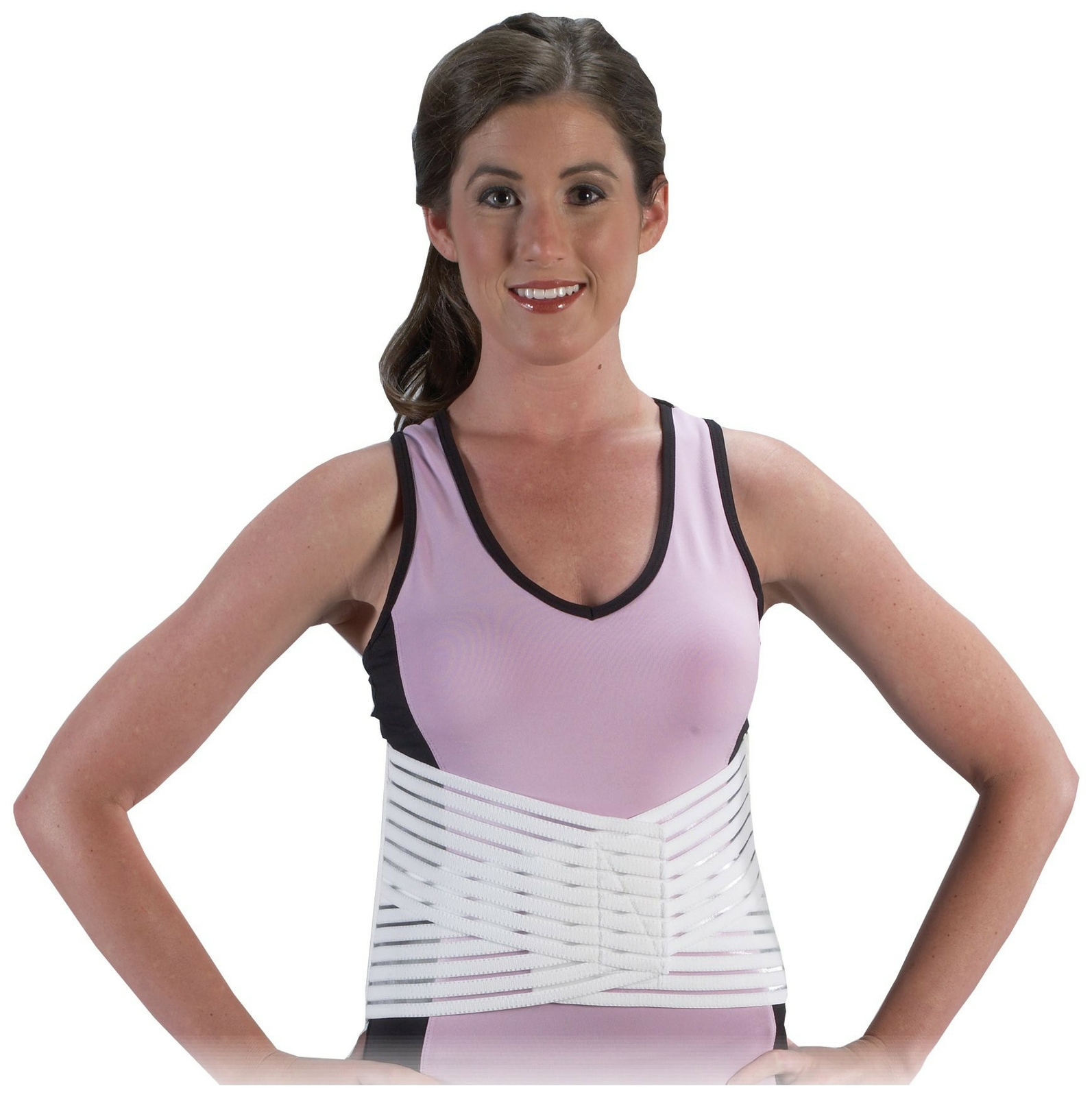 Bilt-Rite Mastex Health 7 Inch Ortho-Rite Cool Support, White, Small