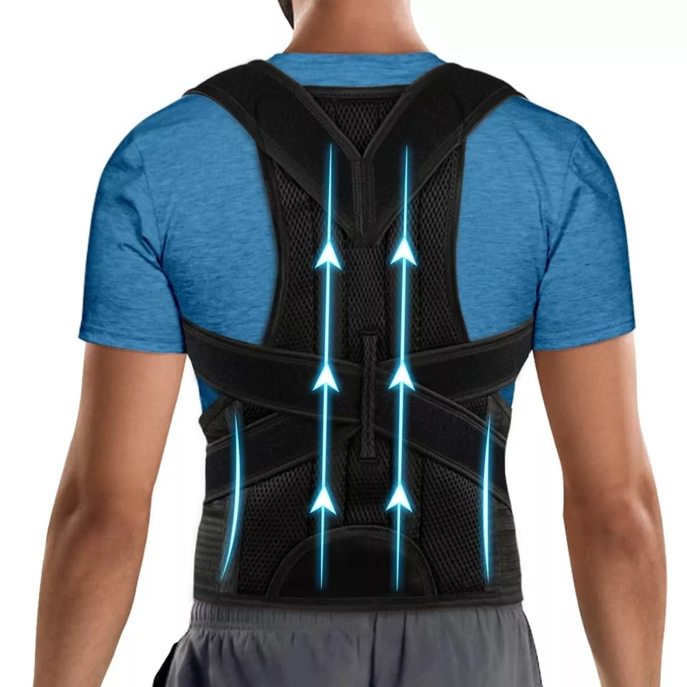 Faja lumbar para corrección de postura con soporte recto espalda hombro dolor