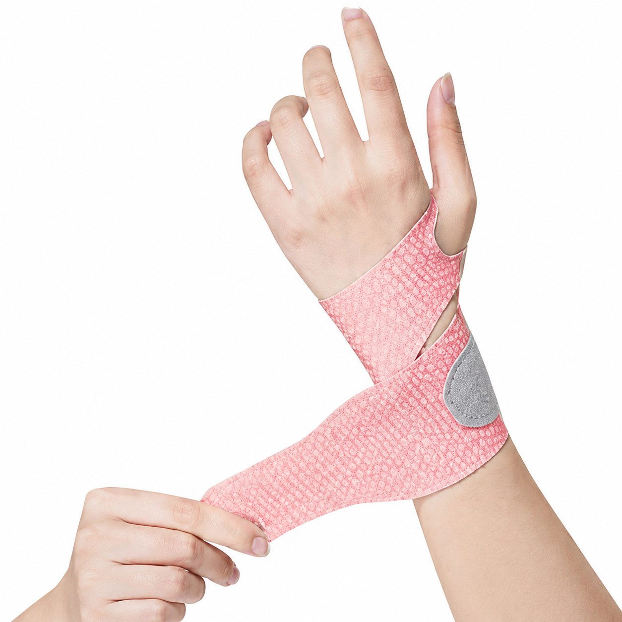 Wrist Brace Support 2 Pack Adjustable Wrist Wrap for Basketball TennisGymFitness