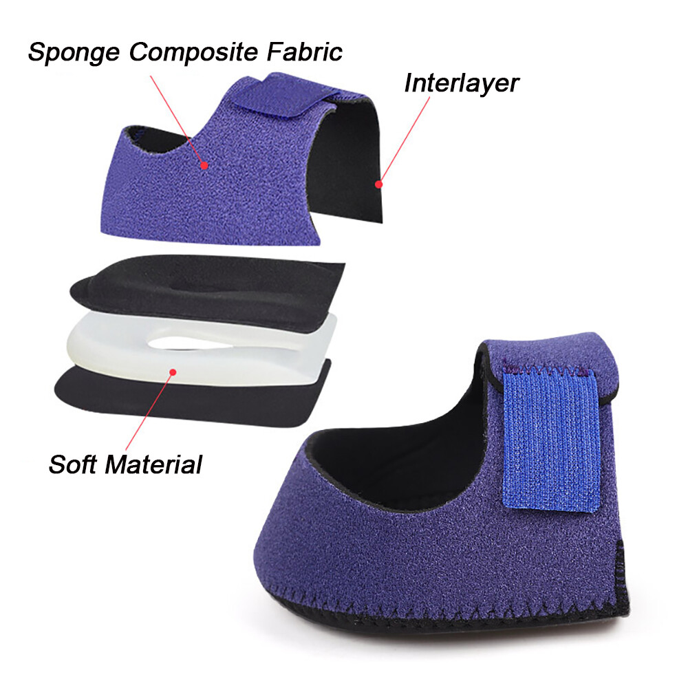 Heel Protector Pad Plantar Fasciitis Arch Wrap Support Brace Foot Pain Relief