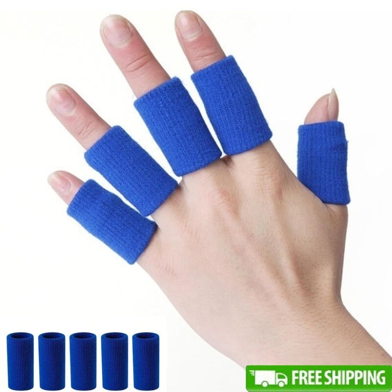Finger Sleeves Thumb Splint Brace Support Pain Relief Compression Protector New