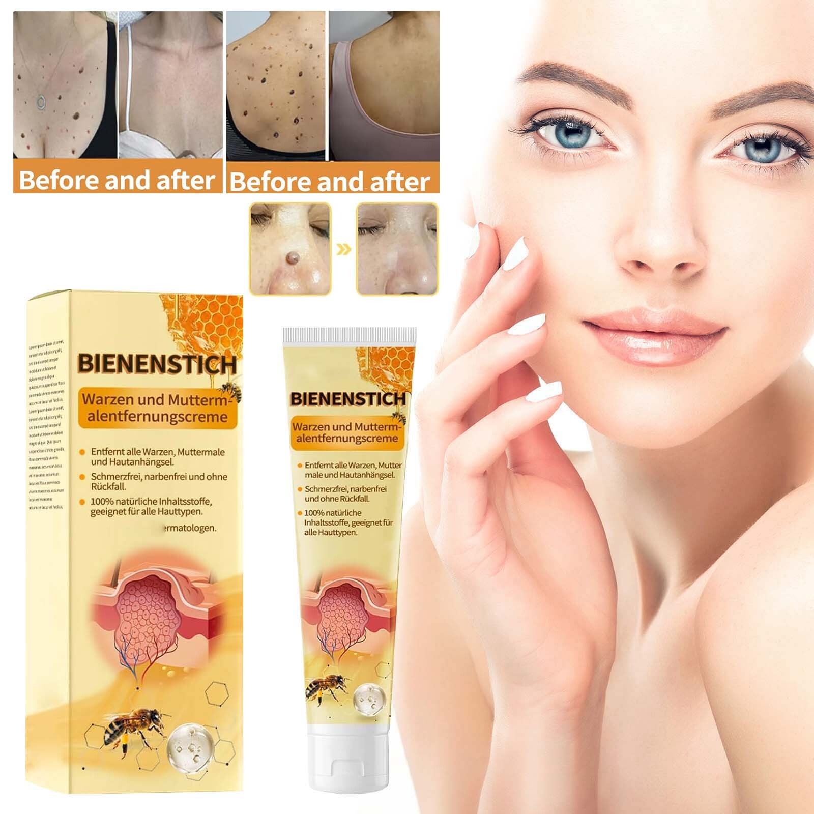ZOENCGZ Bee Venom Pro-Grade Gel Repair Cream Hydrating Moisturizing Men&Women