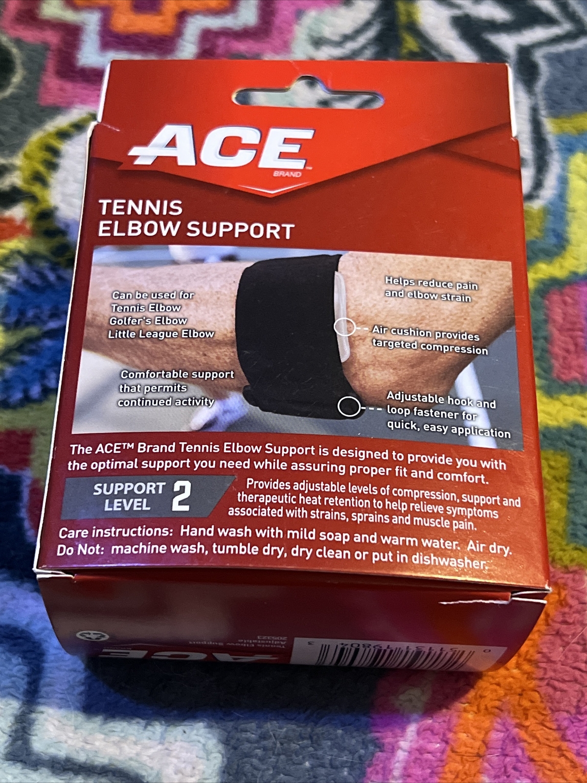 ACE Tennis Elbow Support Level 2 Adjustable One Size Fits Most Strap NEW