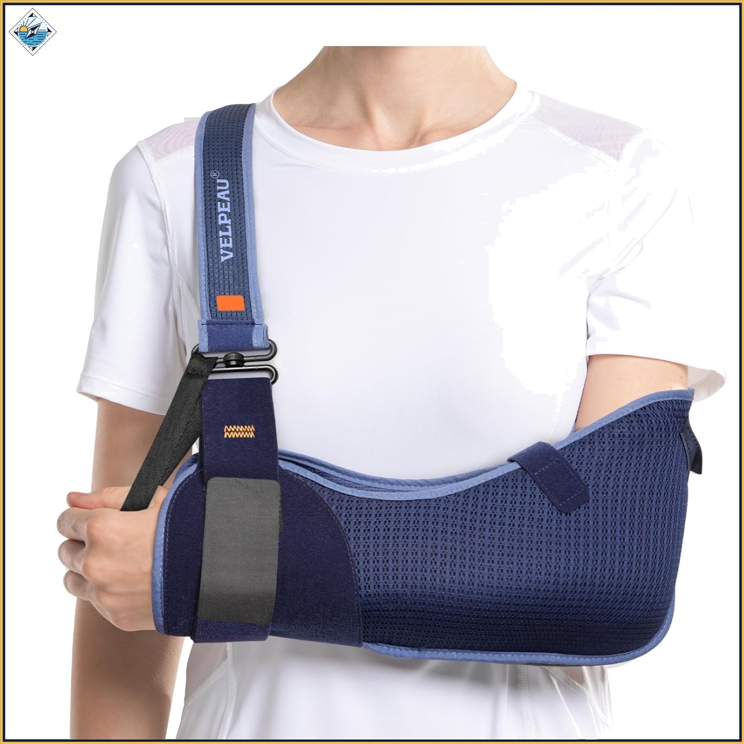 T-Shaped Design Arm Sling for Comfortable Support of Shoulder and Collar Bone