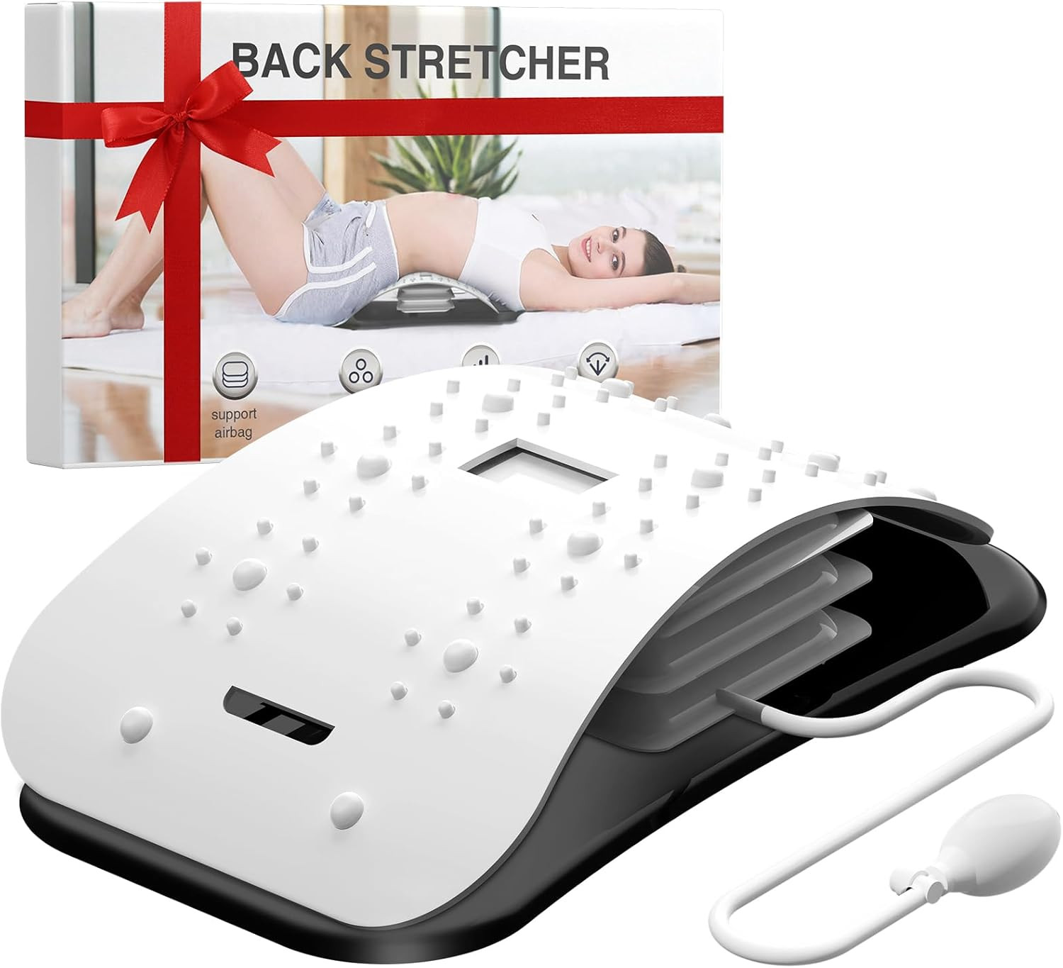 Back Stretcher Lower Back Pain Relief,Adjustable Inversion LumbarTraction Device