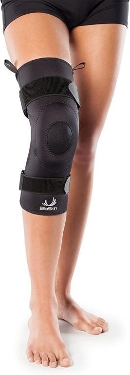 Bioskin Visco Stratus 61712 Knee Skin Knee Brace with straps Medium packaged new