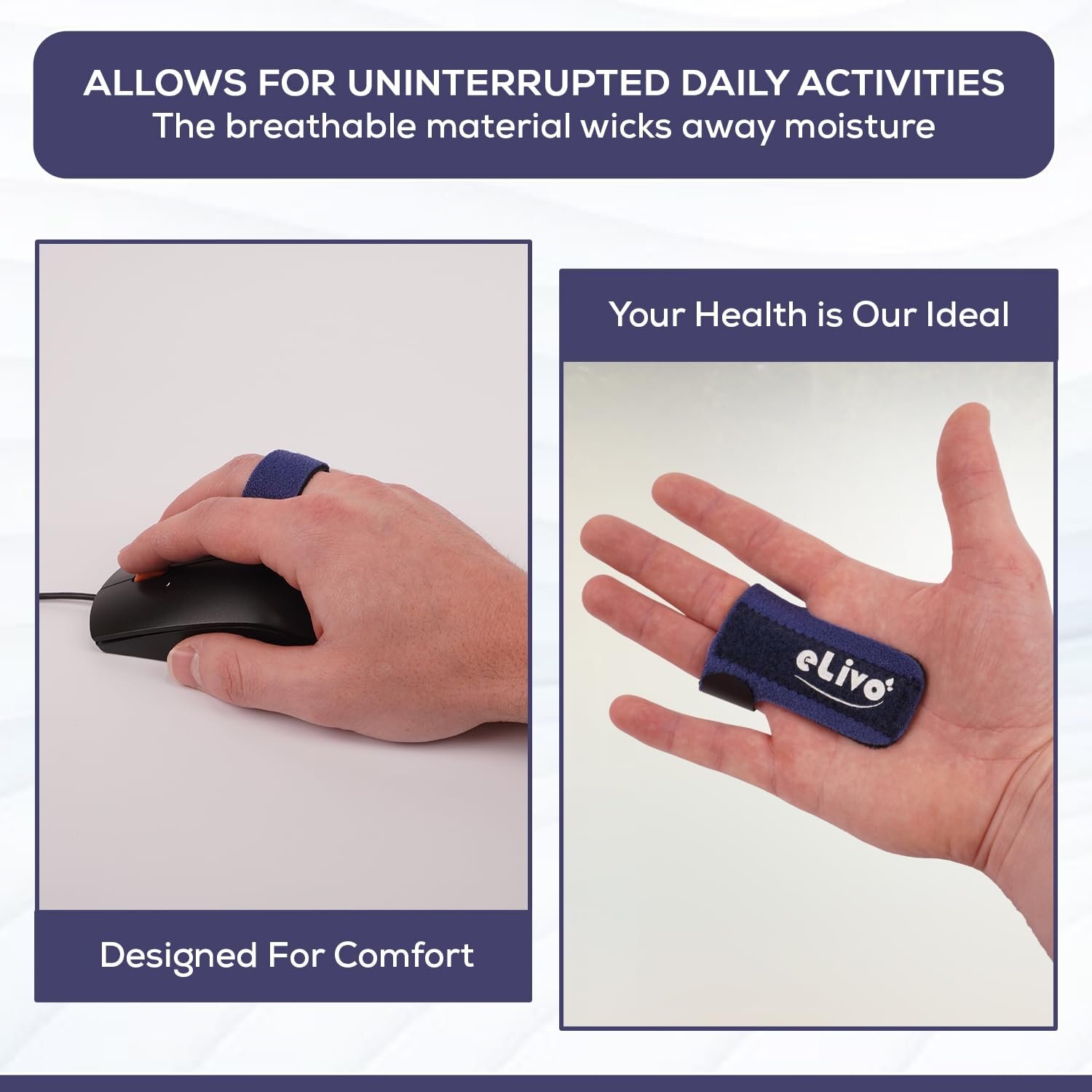 MedVance Elivo Finger Splint, Trigger Finger Support Brace for Thumb, Index,…