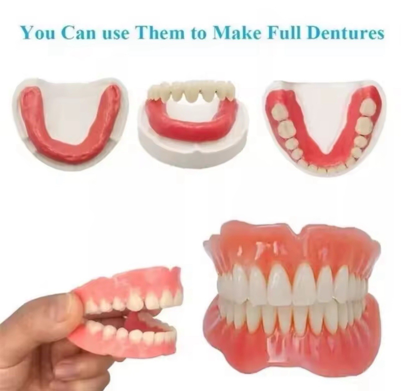 Self-Fit Boil & Bite Denture for Narrow or Wide Arches – Confidence at Home